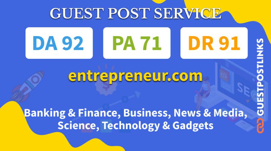 Buy Guest Post on entrepreneur.com