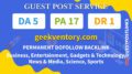 Buy Guest Post on geekventory.com