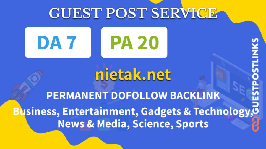 Buy Guest Post on nietak.net