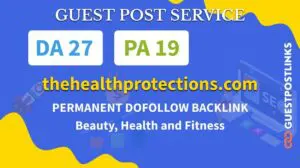 Buy Guest Post on thehealthprotections.com