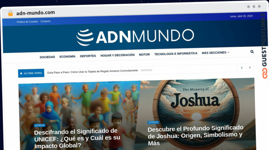 Publish Guest Post on adn-mundo.com