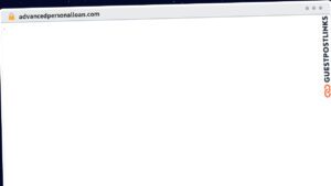 Publish Guest Post on advancedpersonalloan.com