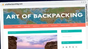 Publish Guest Post on artofbackpacking.com