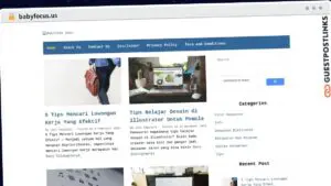 Publish Guest Post on babyfocus.us