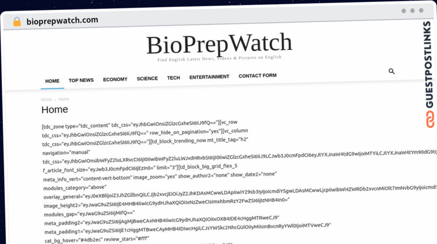 Publish Guest Post on bioprepwatch.com