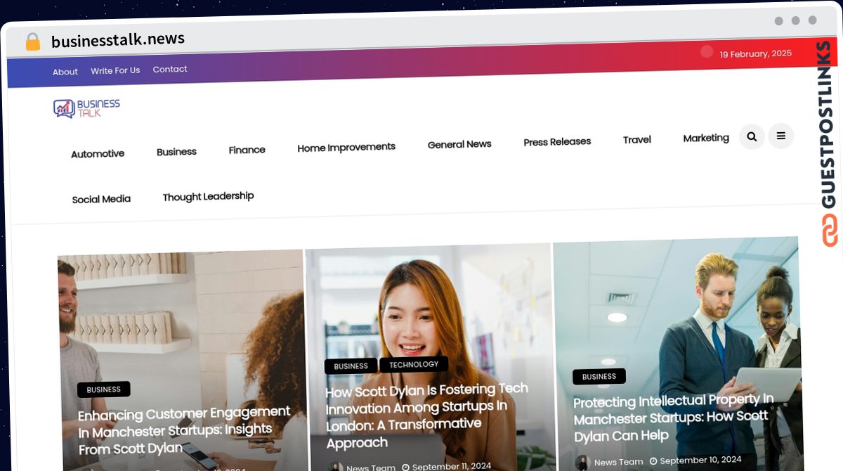Publish Guest Post on businesstalk.news