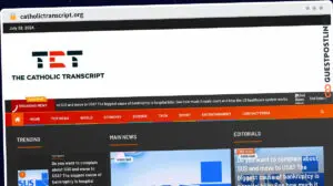 Publish Guest Post on catholictranscript.org