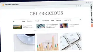 Publish Guest Post on celebricious.com
