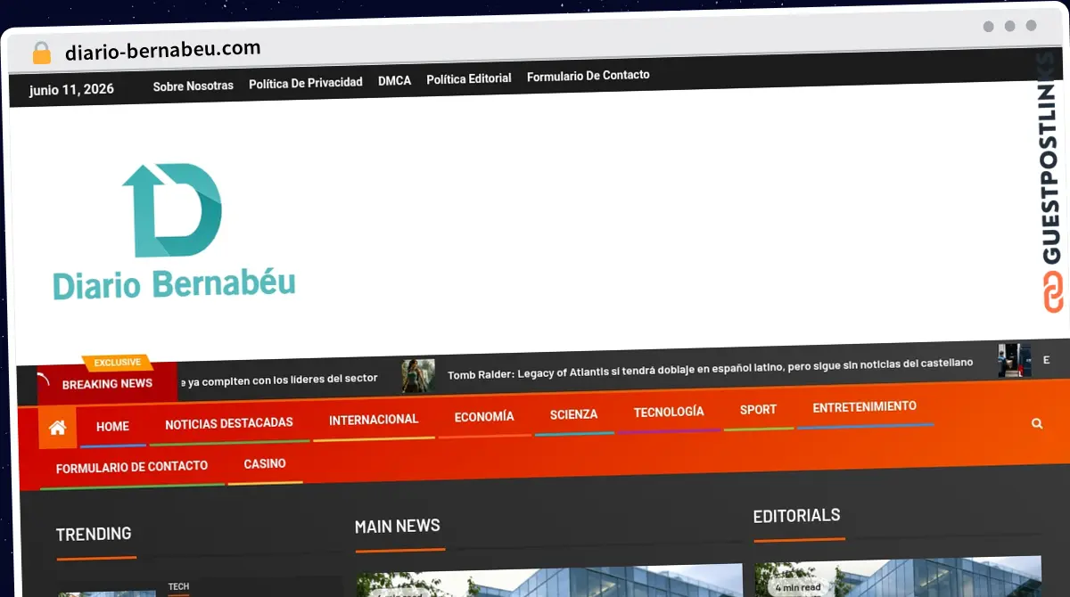 Publish Guest Post on diario-bernabeu.com