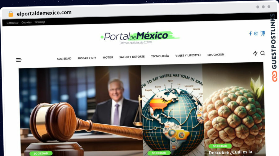 Publish Guest Post on elportaldemexico.com