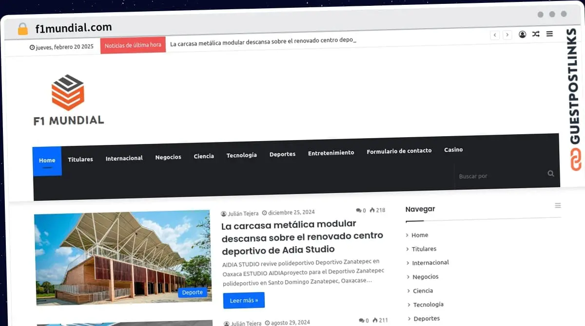 Publish Guest Post on f1mundial.com