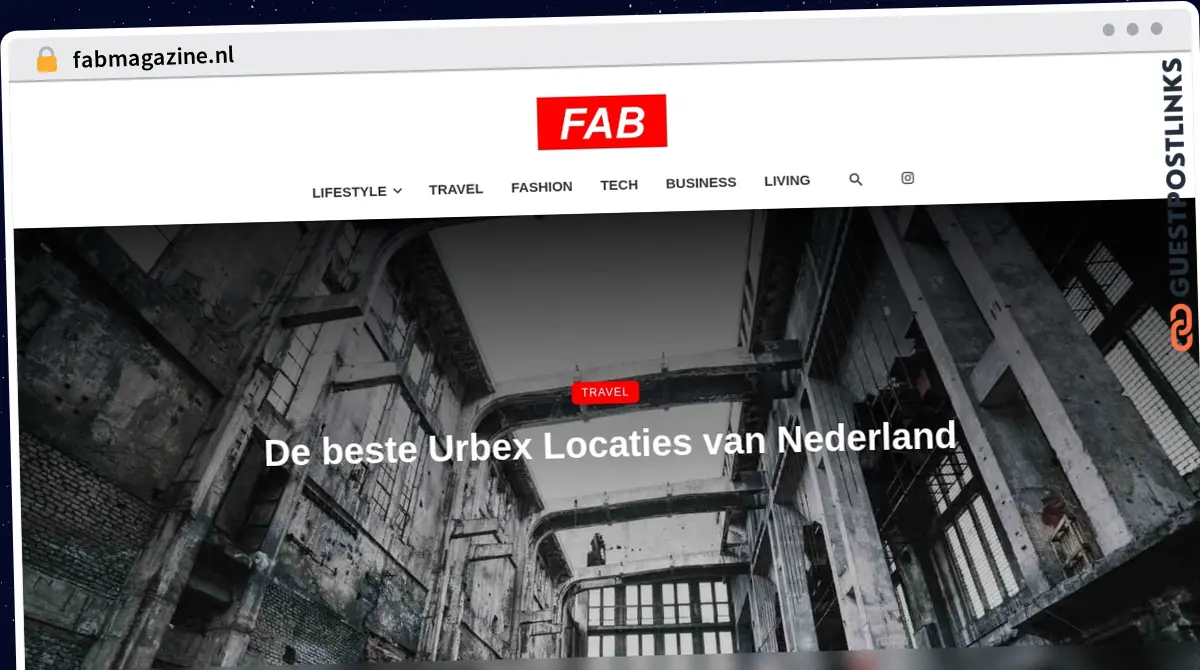 Publish Guest Post on fabmagazine.nl