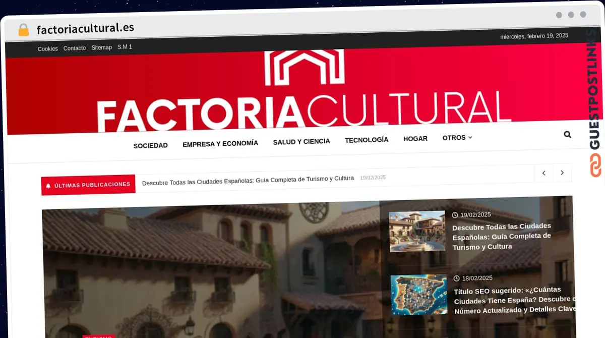 Publish Guest Post on factoriacultural.es
