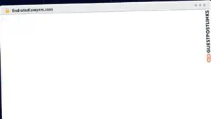 Publish Guest Post on findratedlawyers.com