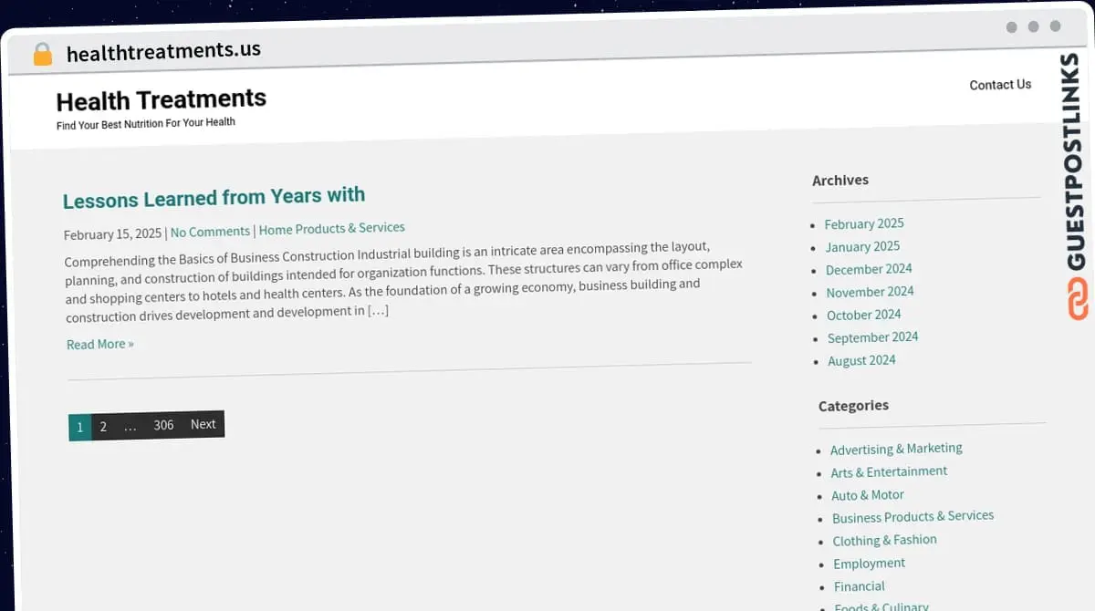 Publish Guest Post on healthtreatments.us