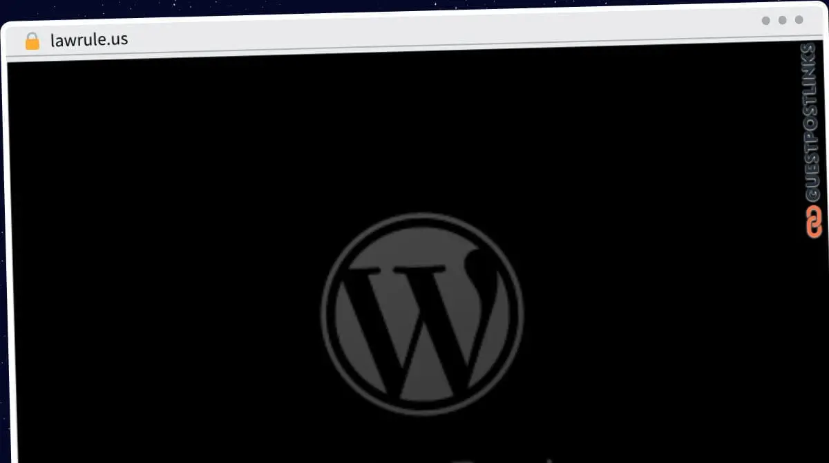 Publish Guest Post on lawrule.us
