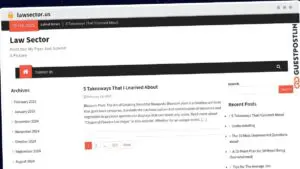 Publish Guest Post on lawsector.us