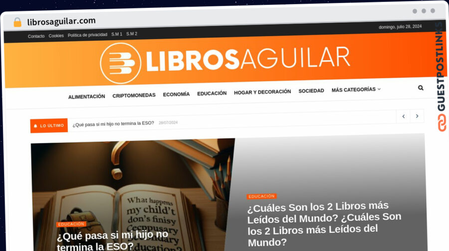 Publish Guest Post on librosaguilar.com