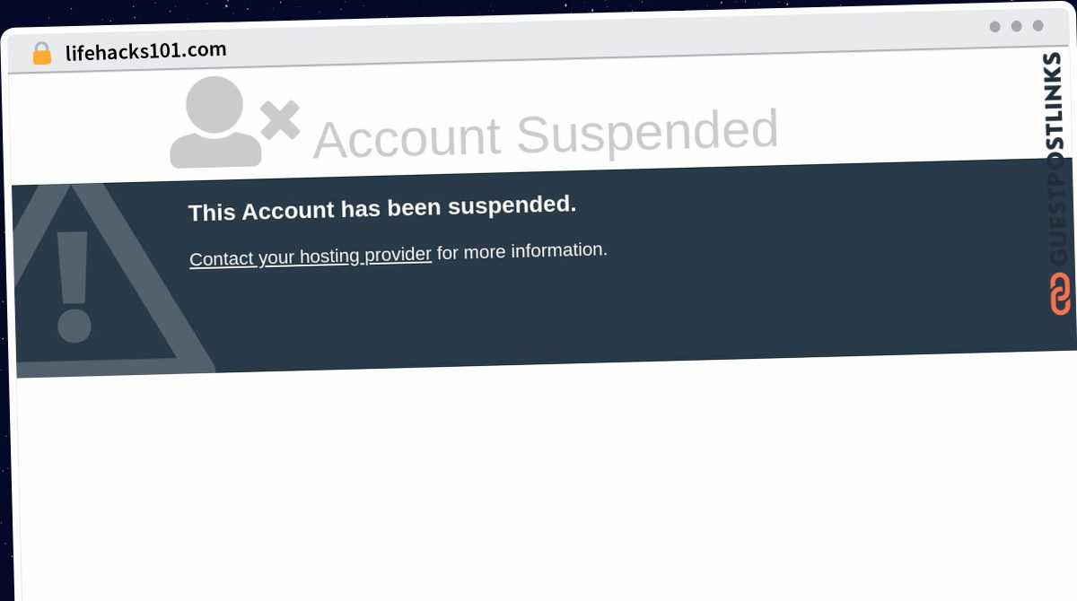 Publish Guest Post on lifehacks101.com