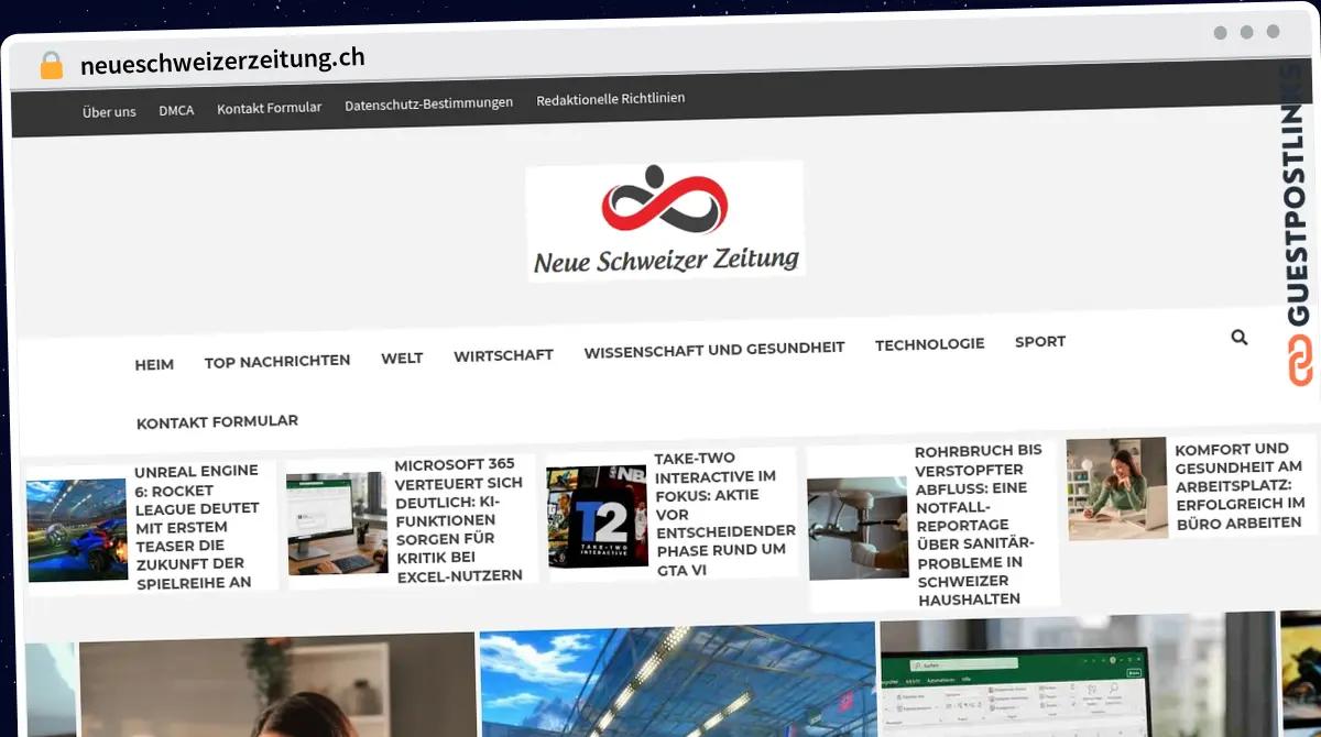 Publish Guest Post on neueschweizerzeitung.ch