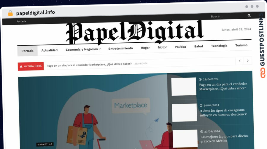 Publish Guest Post on papeldigital.info