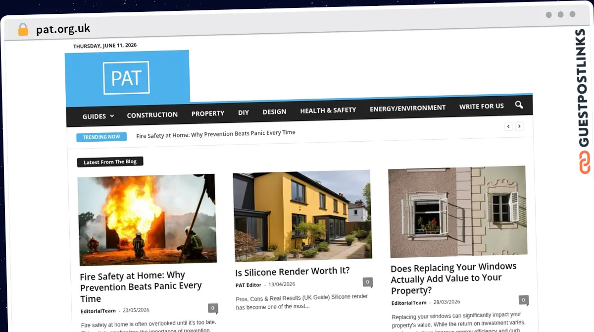 Publish Guest Post on pat.org.uk