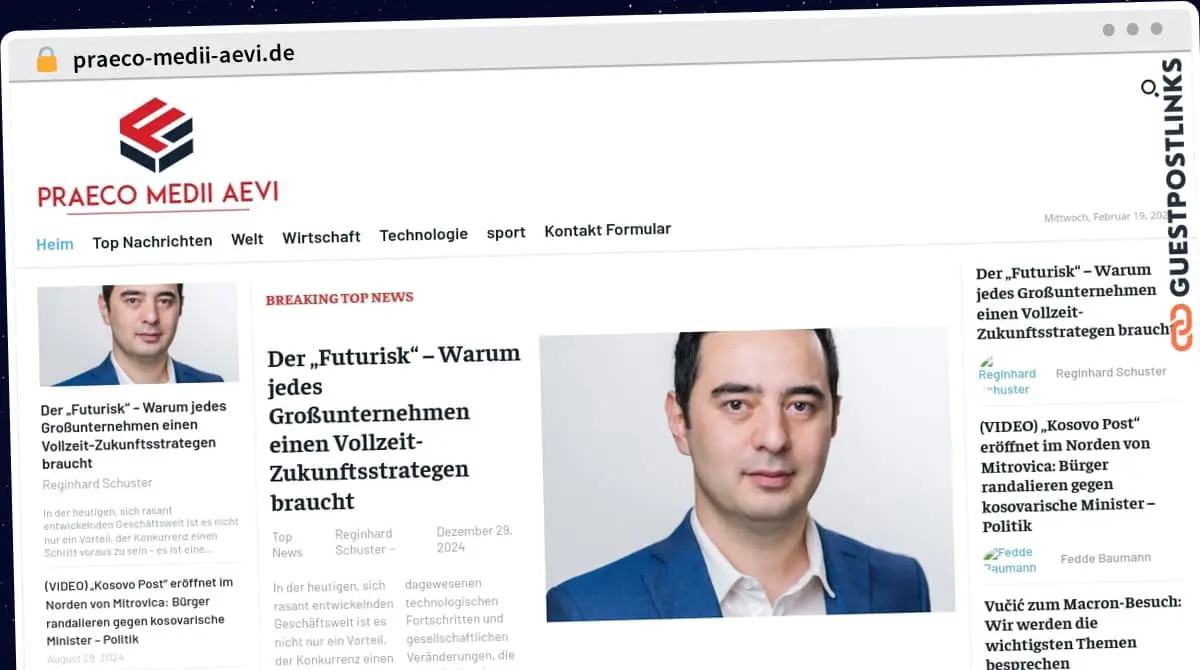 Publish Guest Post on praeco-medii-aevi.de