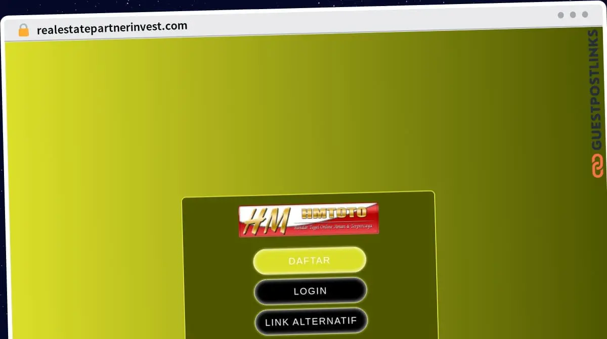 Publish Guest Post on realestatepartnerinvest.com