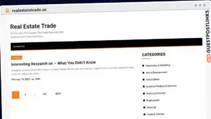 Publish Guest Post on realestatetrade.us