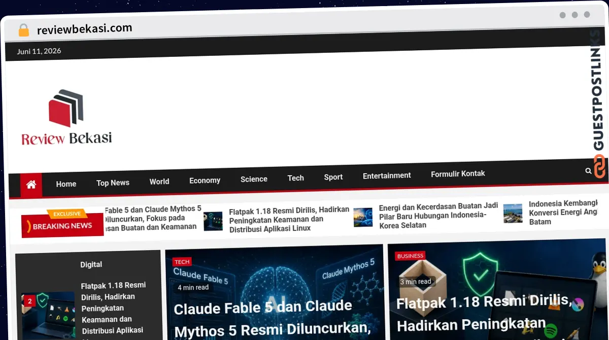 Publish Guest Post on reviewbekasi.com