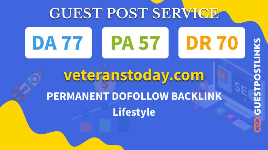 Buy Guest Post on veteranstoday.com