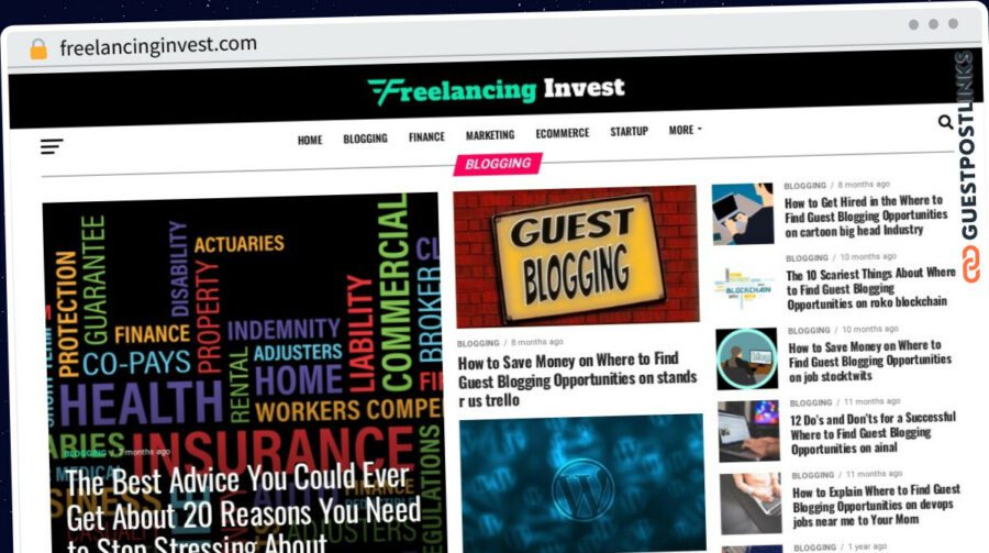 Publish Guest Post on freelancinginvest.com