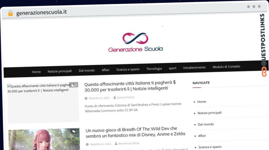 Publish Guest Post on generazionescuola.it