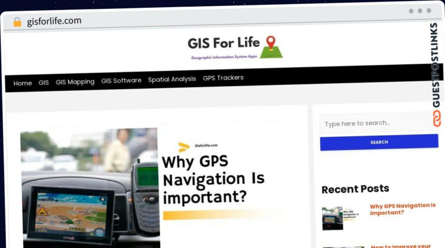 Publish Guest Post on gisforlife.com