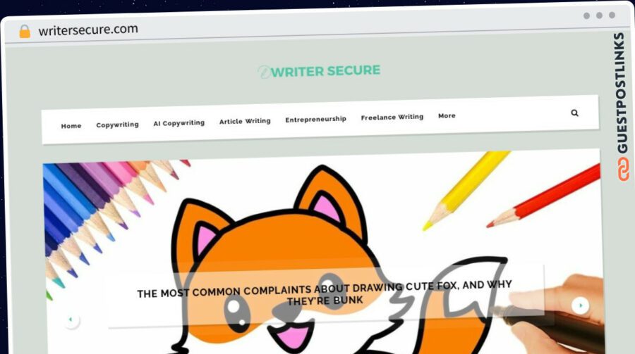Publish Guest Post on writersecure.com