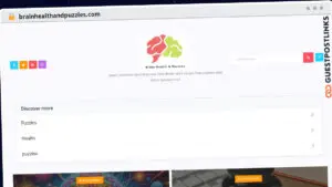 Publish Guest Post on brainhealthandpuzzles.com