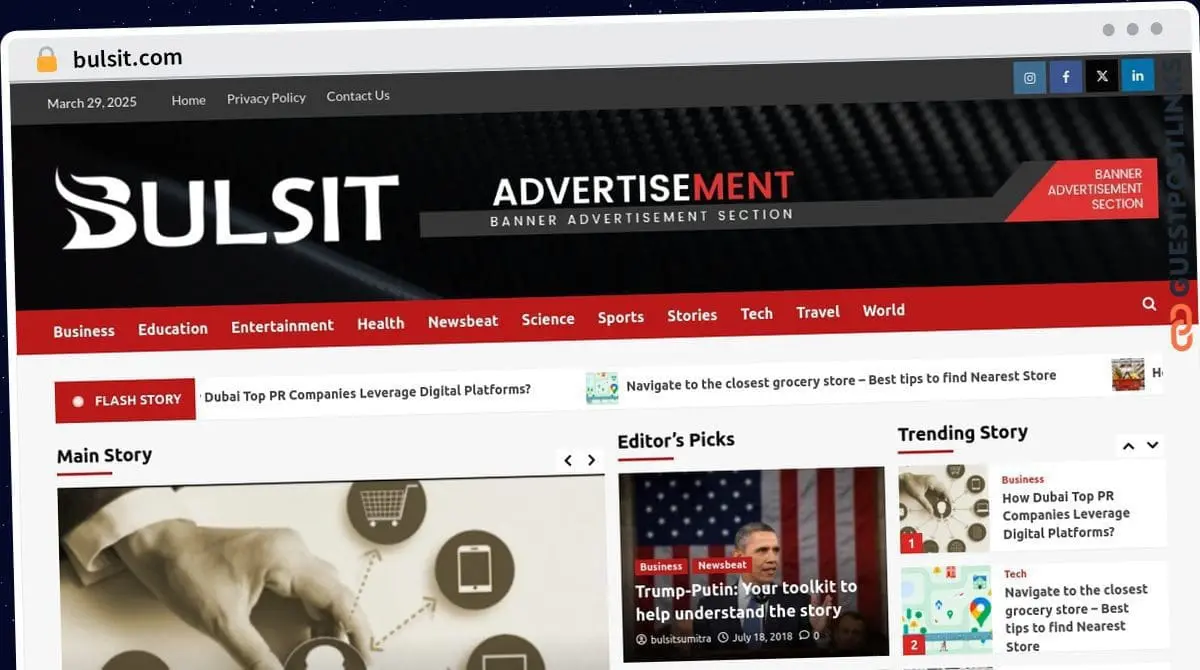 Publish Guest Post on bulsit.com