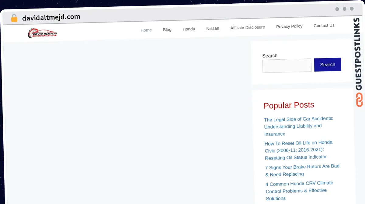 Publish Guest Post on davidaltmejd.com