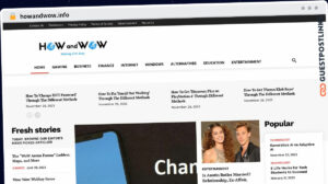 Publish Guest Post on howandwow.info