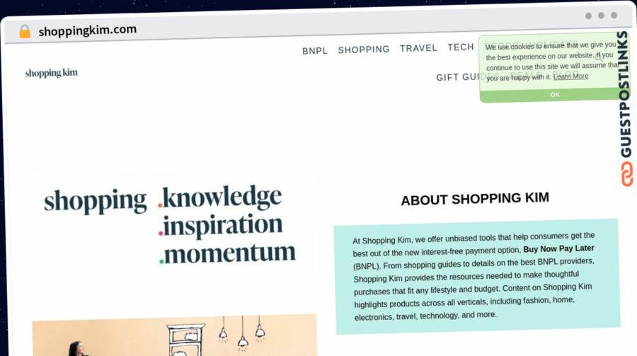 Publish Guest Post on shoppingkim.com