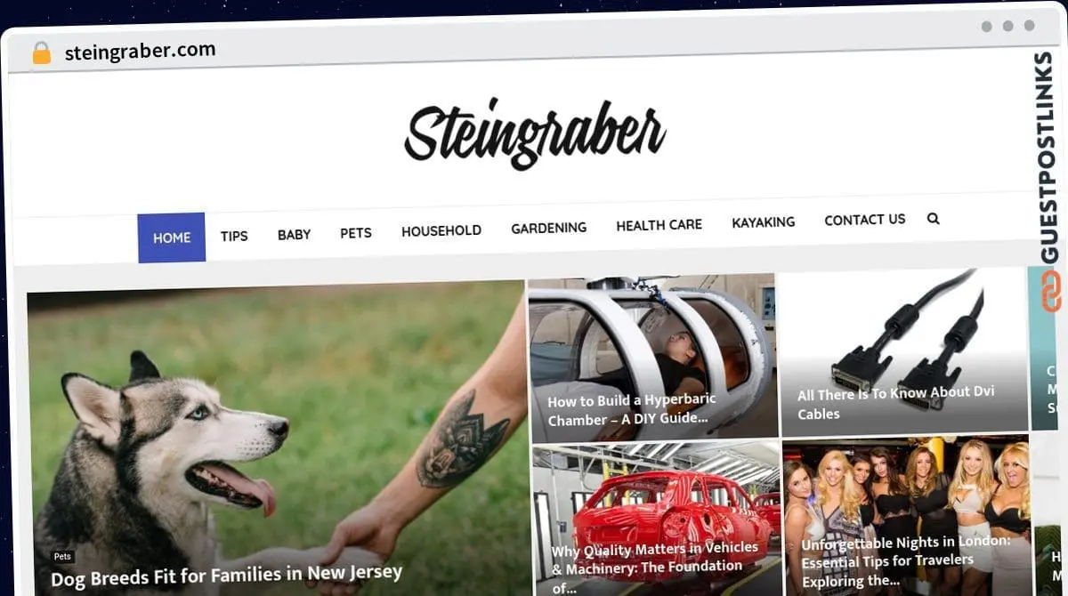 Publish Guest Post on steingraber.com