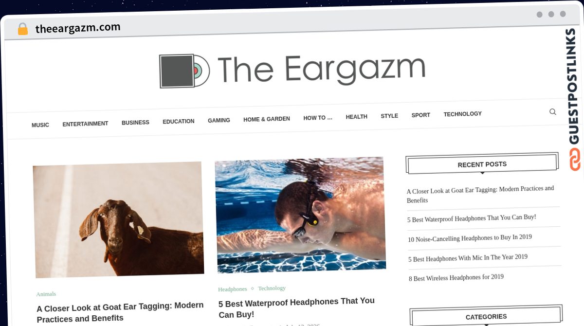 Publish Guest Post on theeargazm.com