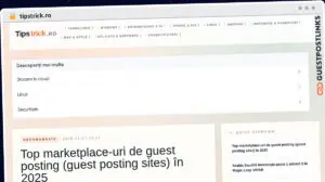 Publish Guest Post on tipstrick.ro