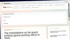 Publish Guest Post on tipstrick.ro