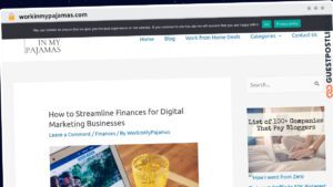 Publish Guest Post on workinmypajamas.com