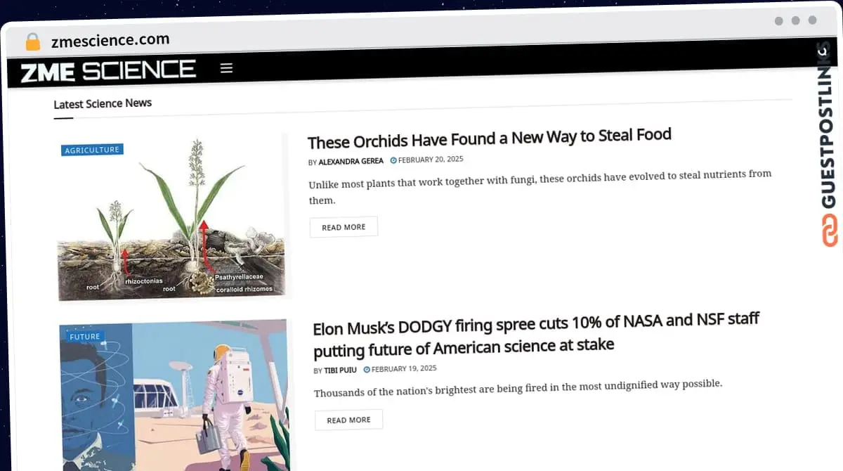 Publish Guest Post on zmescience.com