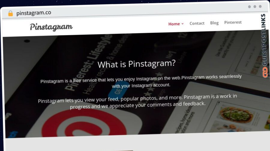 Publish Guest Post on pinstagram.co