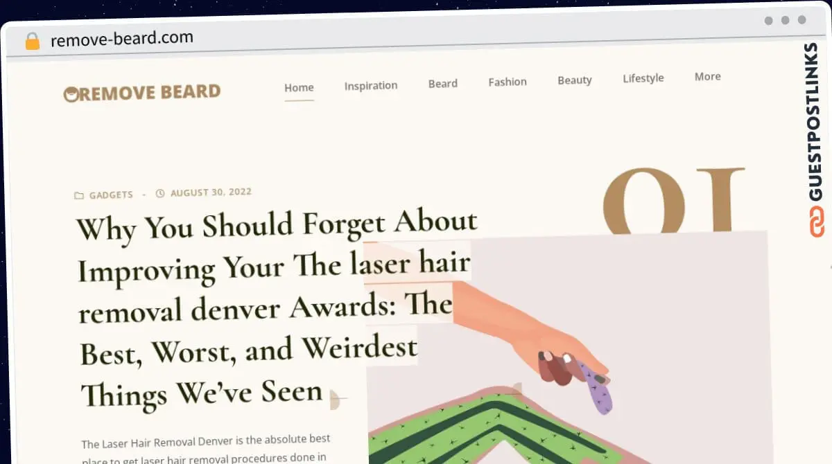 Publish Guest Post on remove-beard.com