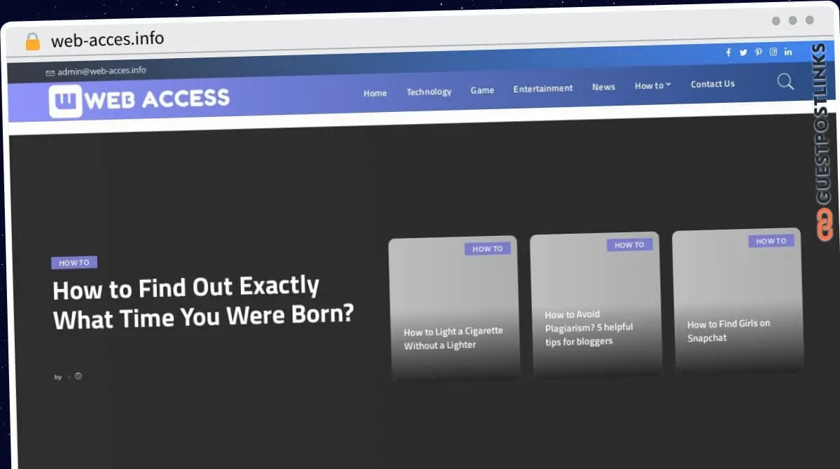 Publish Guest Post on web-acces.info