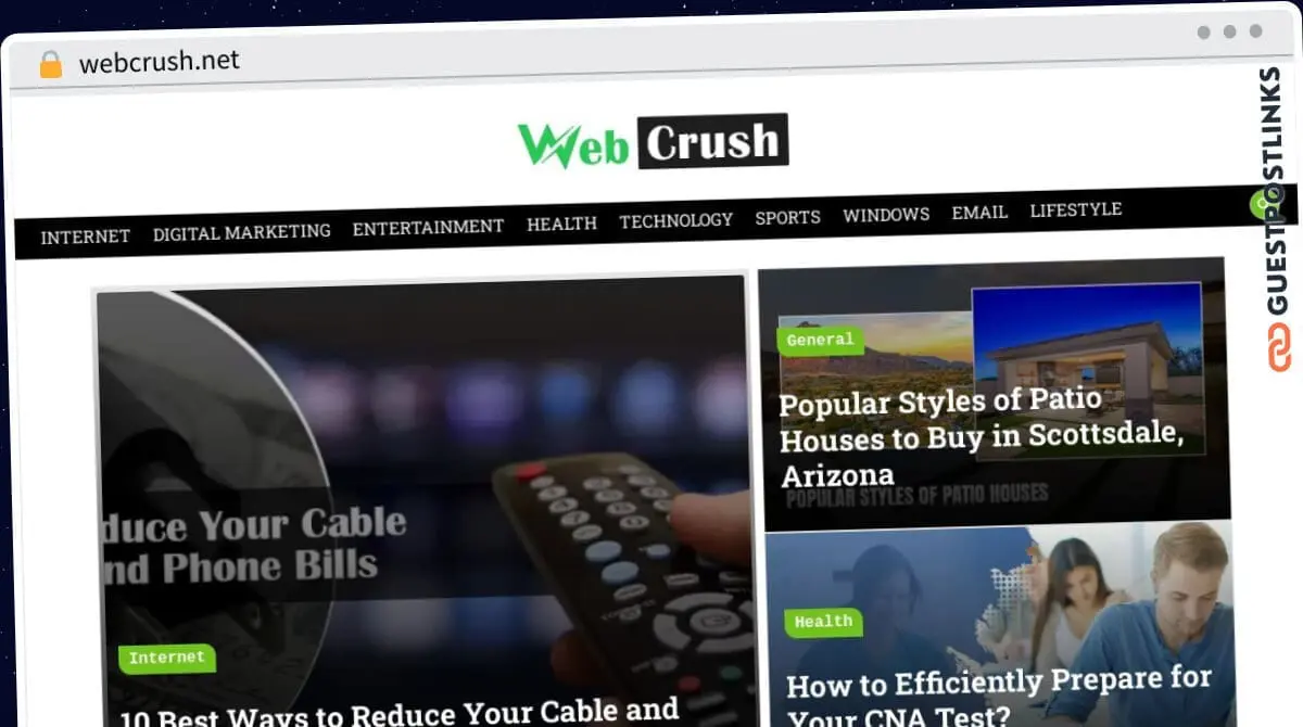 Publish Guest Post on webcrush.net